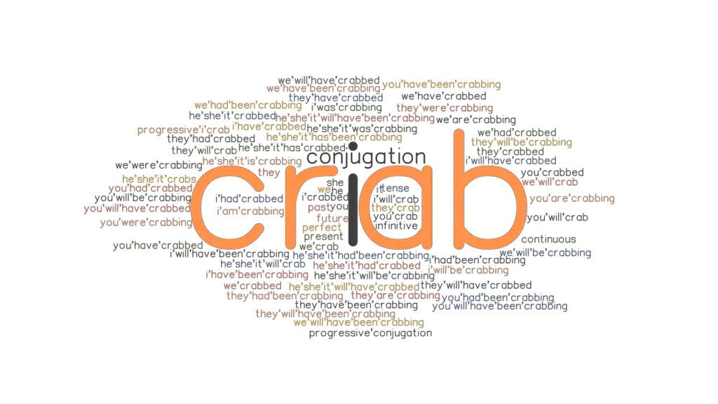 crab-past-tense-verb-forms-conjugate-crab-grammartop