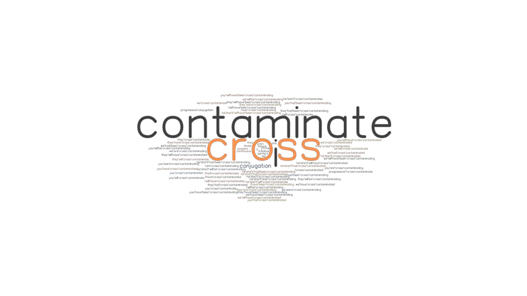 Crosscontaminate Past Tense Verb Forms, Conjugate CROSSCONTAMINATE