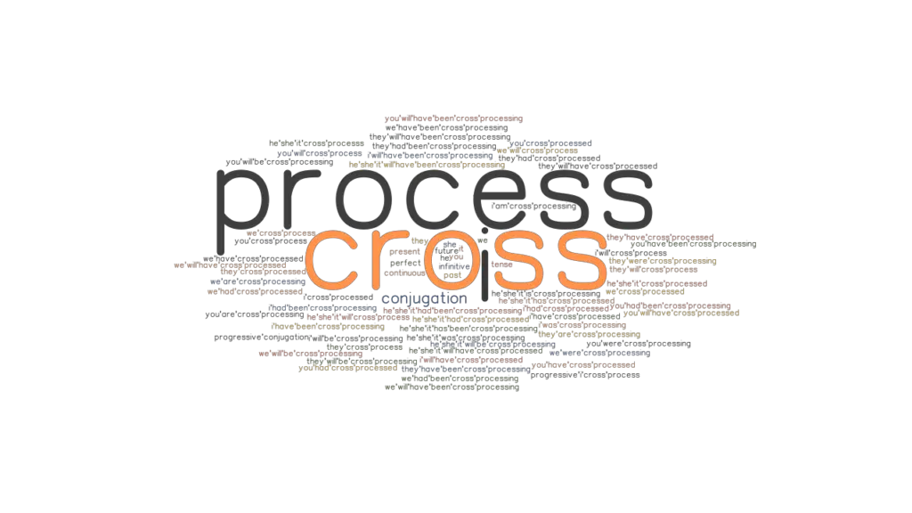 Cross-process Past Tense: Verb Forms, Conjugate CROSS-PROCESS ...