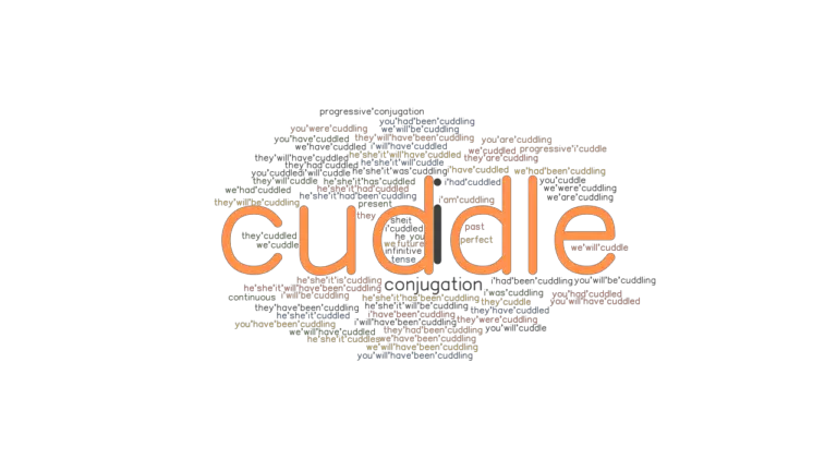 cuddle-past-tense-verb-forms-conjugate-cuddle-grammartop