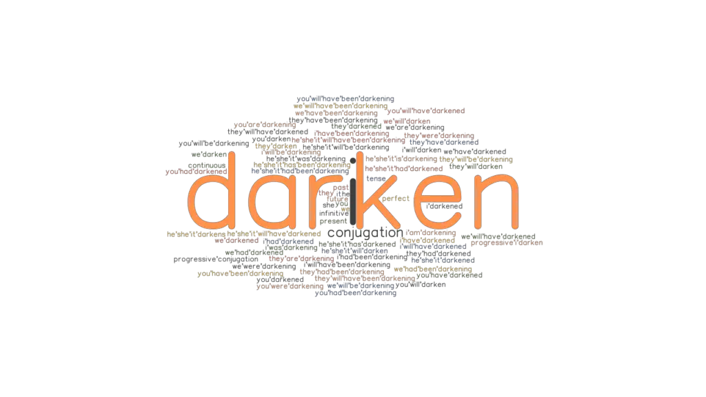 Make Sentence With Darken