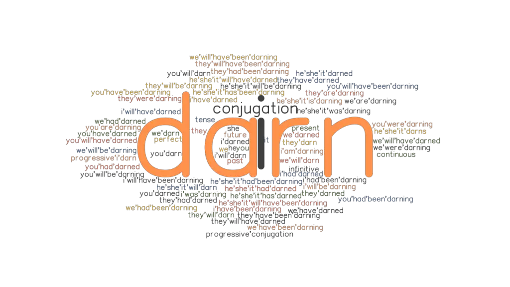 darn-past-tense-verb-forms-conjugate-darn-grammartop