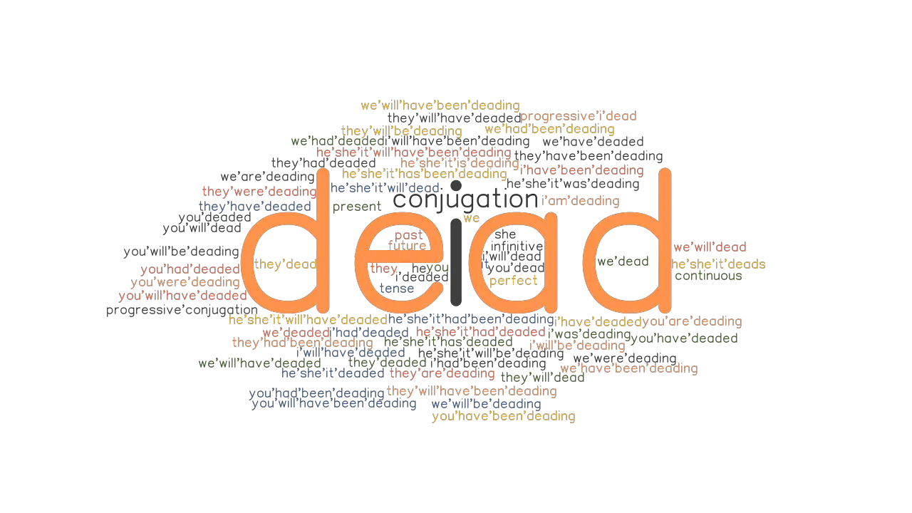 Dead Past Tense Verb Forms Conjugate DEAD GrammarTOP