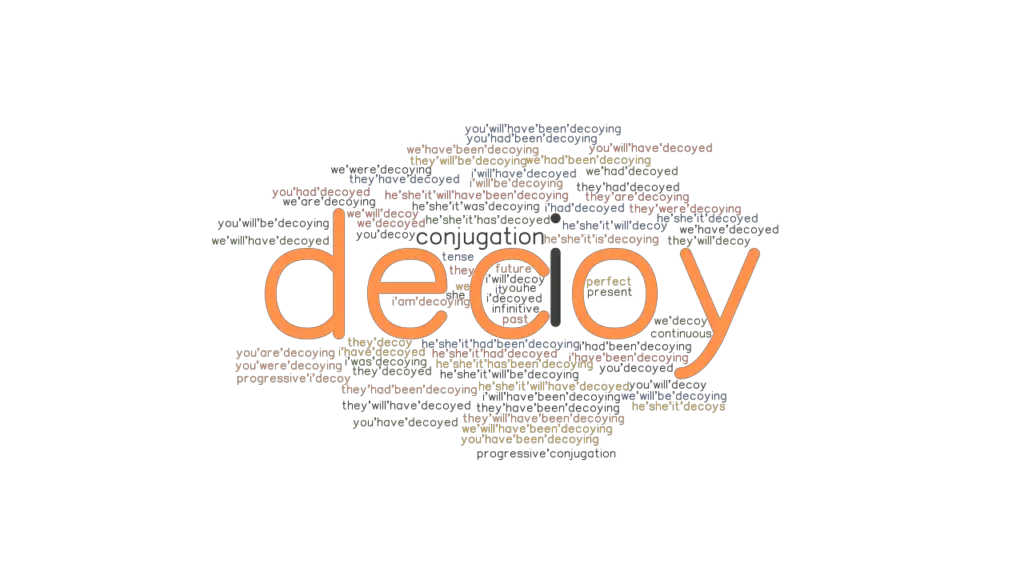 Decoy Past Tense Verb Forms, Conjugate DECOY