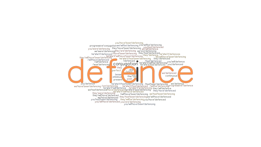 Defence Past Tense Verb Forms, Conjugate DEFENCE