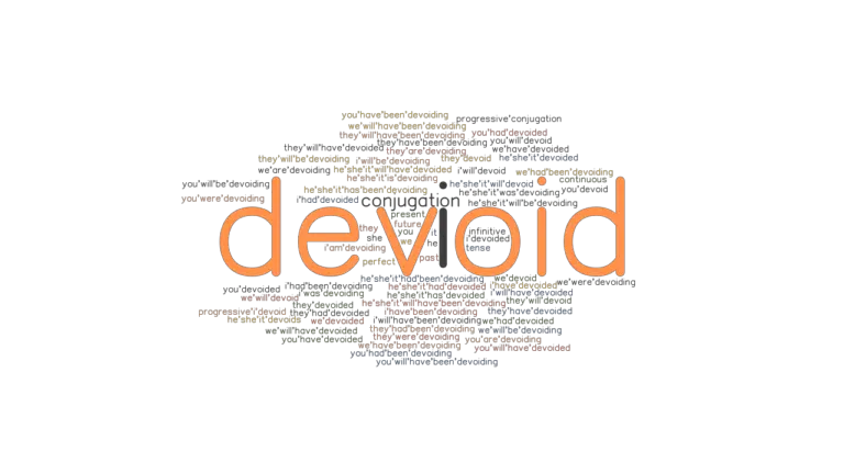 devoid-past-tense-verb-forms-conjugate-devoid-grammartop