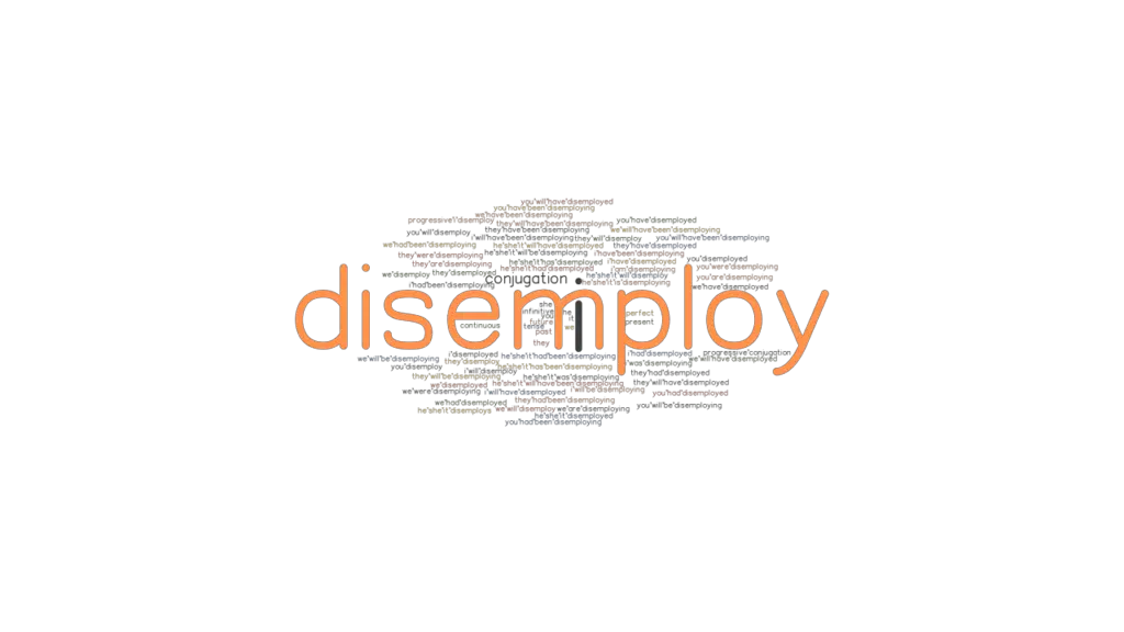 Disemploy Past Tense Verb Forms, Conjugate DISEMPLOY