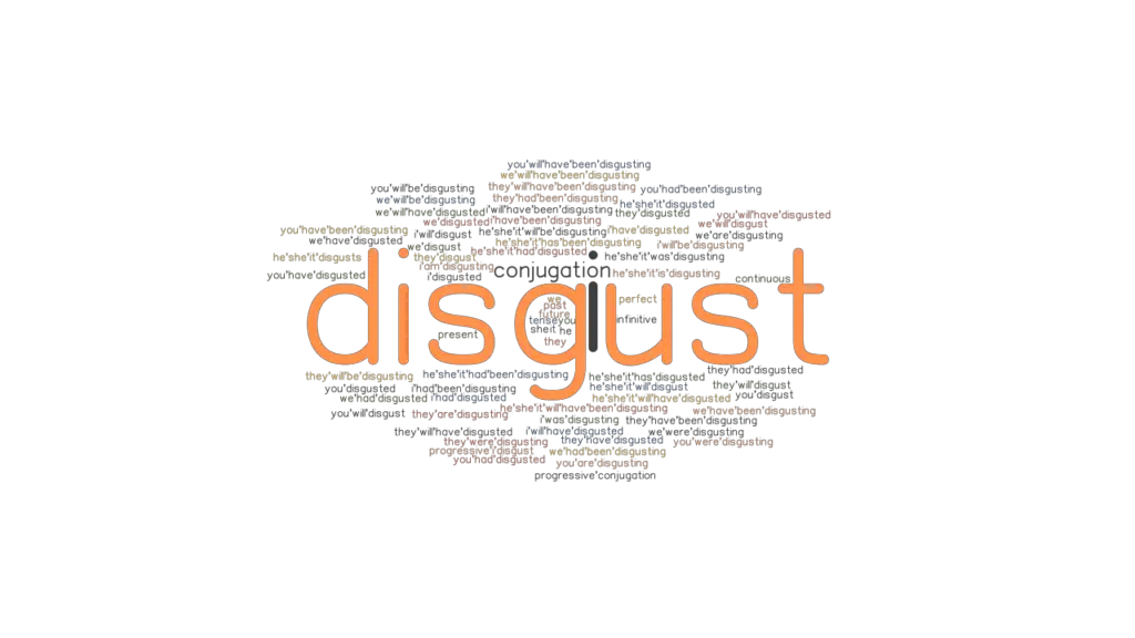 disgust-past-tense-verb-forms-conjugate-disgust-grammartop