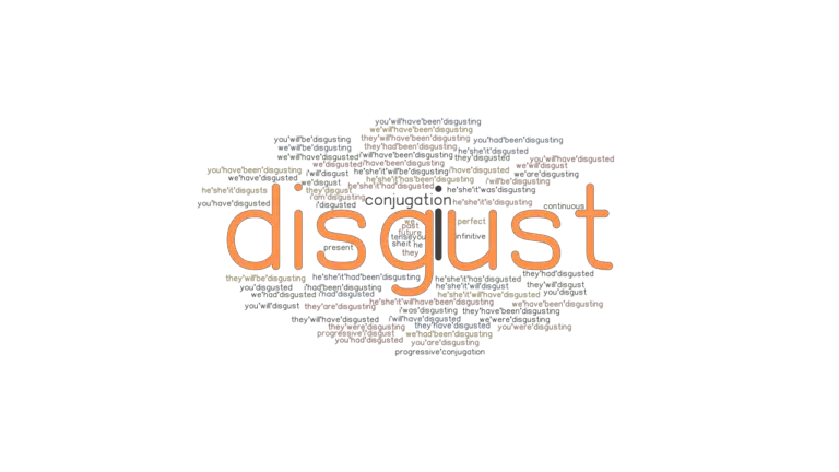 disgust-past-tense-verb-forms-conjugate-disgust-grammartop