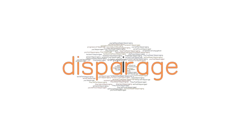 disparage-past-tense-verb-forms-conjugate-disparage-grammartop