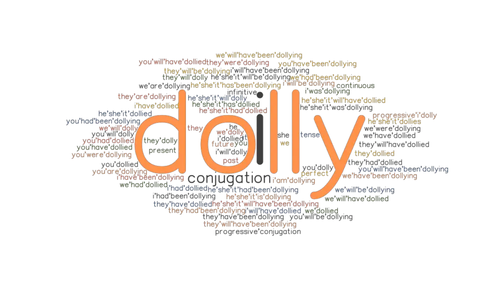 Dolly Past Tense Verb Forms, Conjugate DOLLY