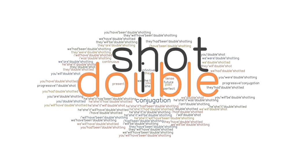 Doubleshot Past Tense Verb Forms, Conjugate DOUBLESHOT