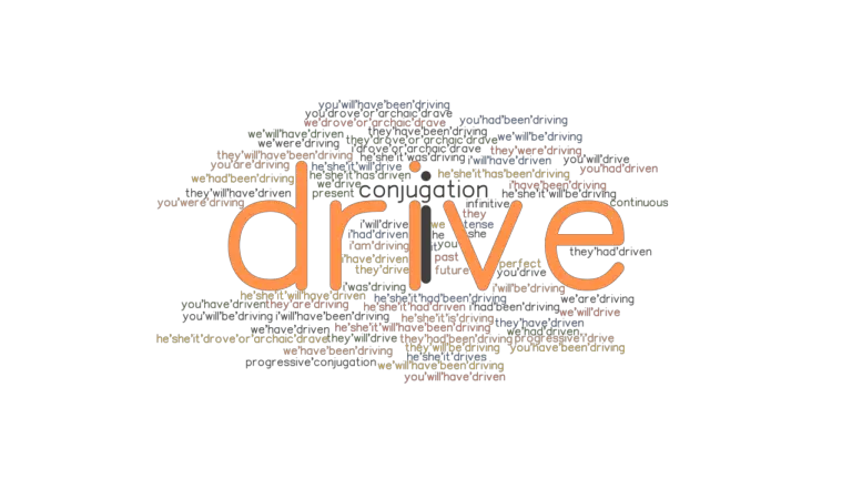 second form of drive in past tense