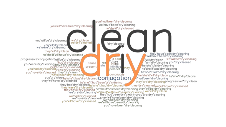 dry-clean-past-tense-verb-forms-conjugate-dry-clean-grammartop