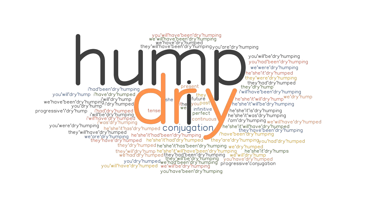 Dry hump Past Tense Verb Forms Conjugate DRY HUMP GrammarTOP