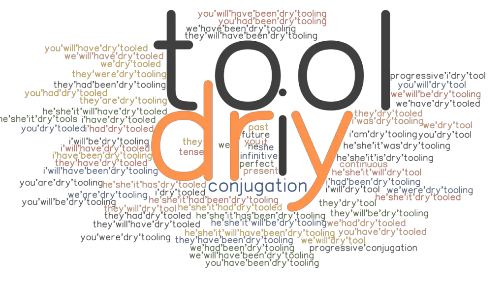 dry-tool-past-tense-verb-forms-conjugate-dry-tool-grammartop