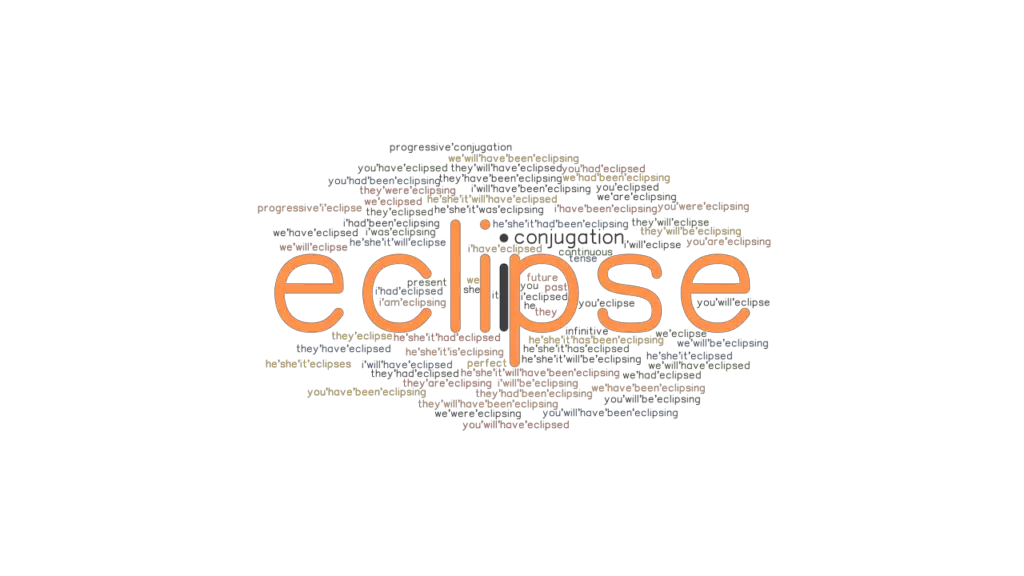 Eclipse Past Tense Verb Forms, Conjugate ECLIPSE