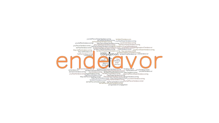 Past Tense Of Verb Endeavor