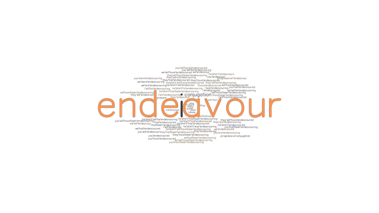 Past Form Of Verb Endeavour