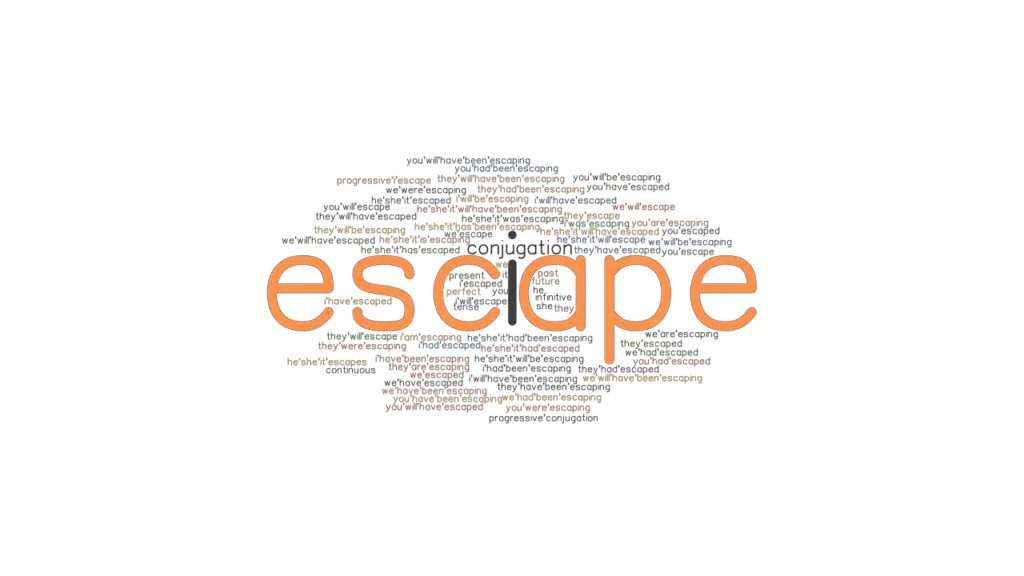 escape-past-tense-verb-forms-conjugate-escape-grammartop