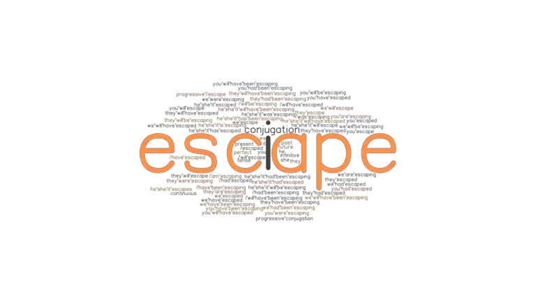 escape-past-tense-verb-forms-conjugate-escape-grammartop