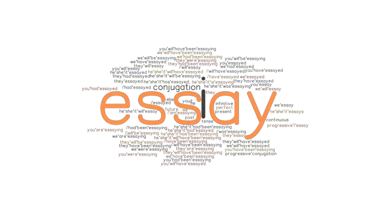 what does essay mean as a verb