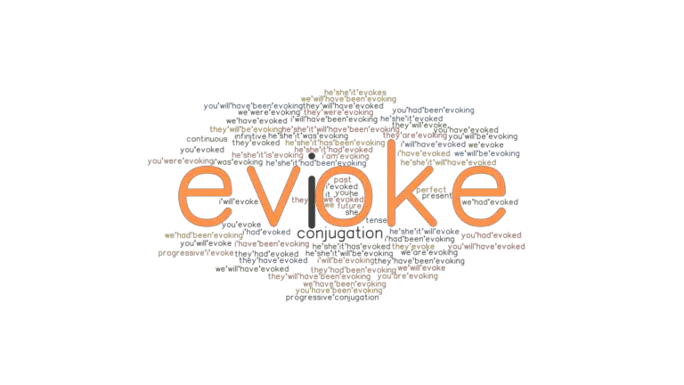 Evoke Verb Sentence Example