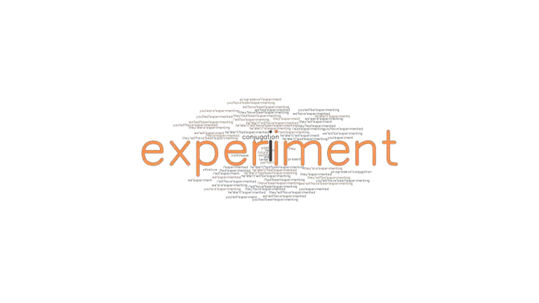 experiment meaning as verb