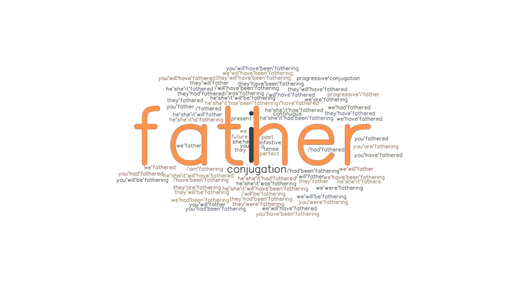 Father Past Tense Verb Forms, Conjugate FATHER