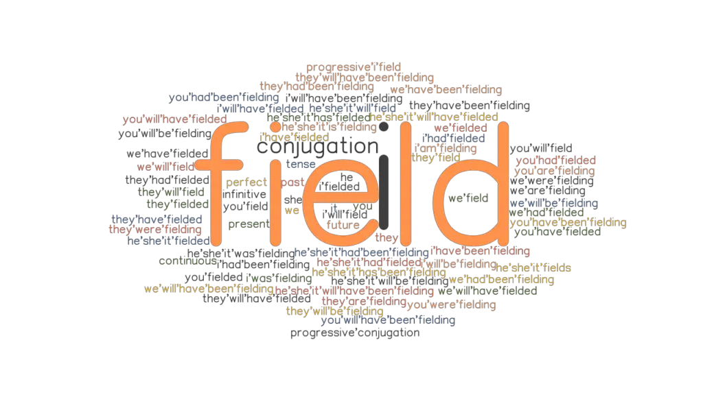 Field Past Tense Verb Forms, Conjugate FIELD