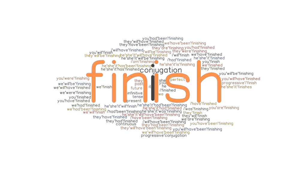 What Is Past Perfect Tense Of Finish