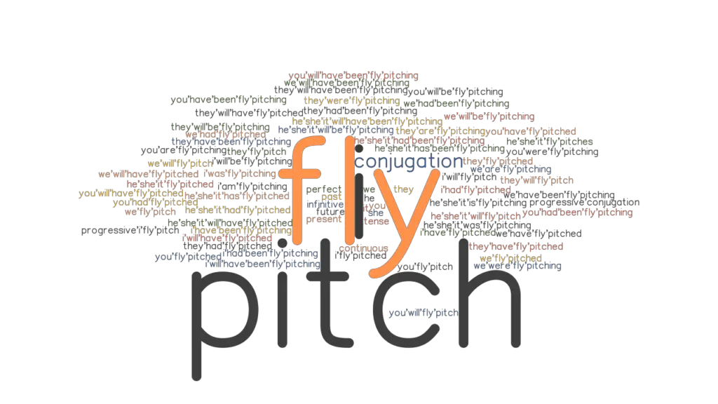 Flypitch Past Tense Verb Forms, Conjugate FLYPITCH