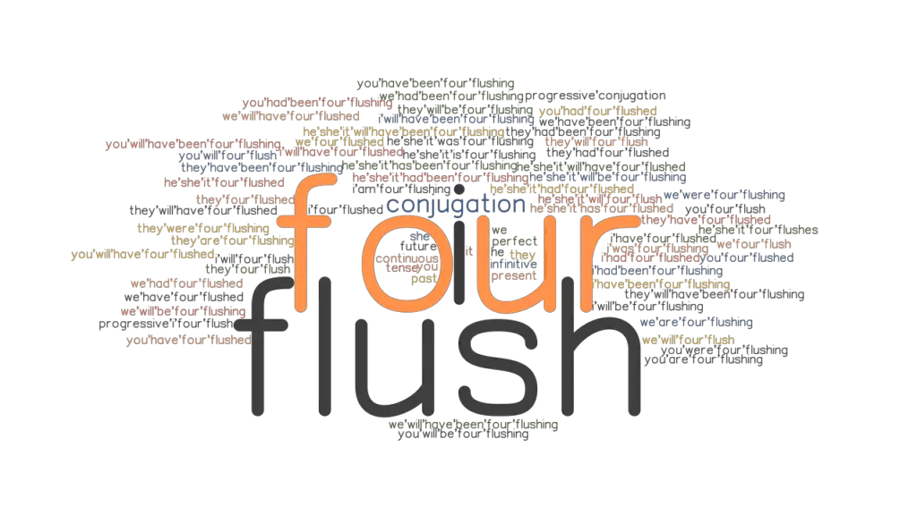 Fourflush Past Tense Verb Forms, Conjugate FOURFLUSH