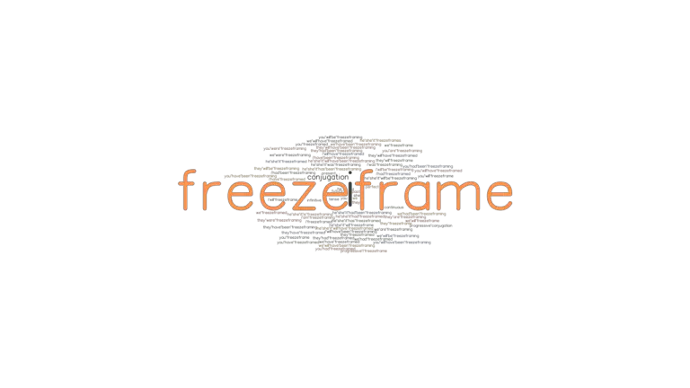 Freezeframe Past Tense: Verb Forms, Conjugate FREEZEFRAME - GrammarTOP.com