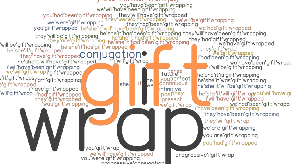 gift-wrap-past-tense-verb-forms-conjugate-gift-wrap-grammartop