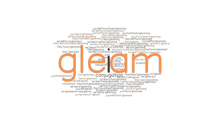 gleam-past-tense-verb-forms-conjugate-gleam-grammartop