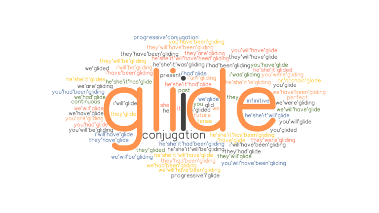 glide-past-tense-verb-forms-conjugate-glide-grammartop