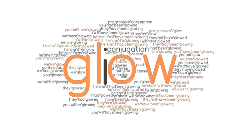 glow-past-tense-verb-forms-conjugate-glow-grammartop