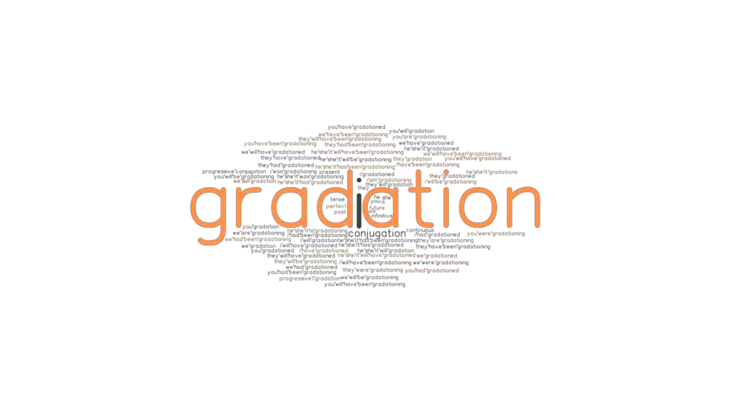 Gradation Past Tense Verb Forms, Conjugate GRADATION