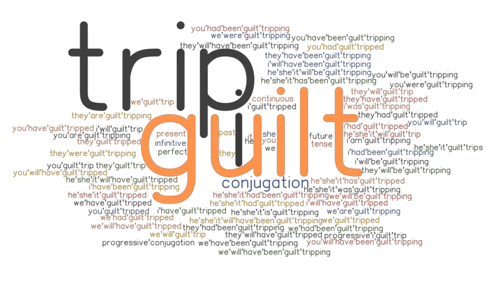 Guilttrip Past Tense Verb Forms, Conjugate GUILTTRIP