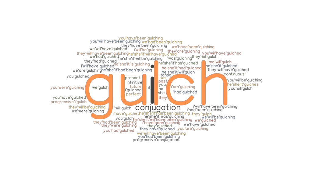 Gulch Past Tense Verb Forms, Conjugate GULCH