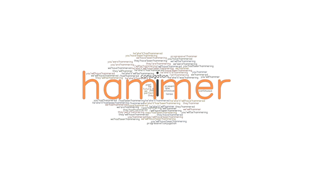 Hammer Past Tense: Verb Forms, Conjugate HAMMER - GrammarTOP.com