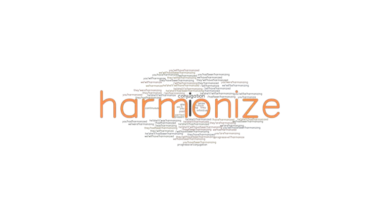 Harmonize Past Tense: Verb Forms, Conjugate HARMONIZE - GrammarTOP.com