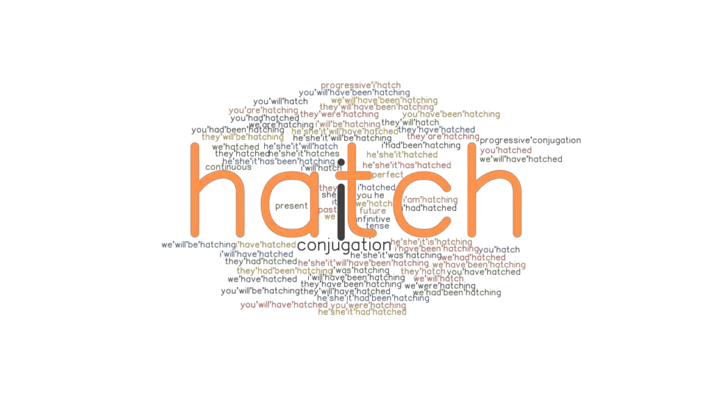 Hatch Past Tense Verb Forms, Conjugate HATCH