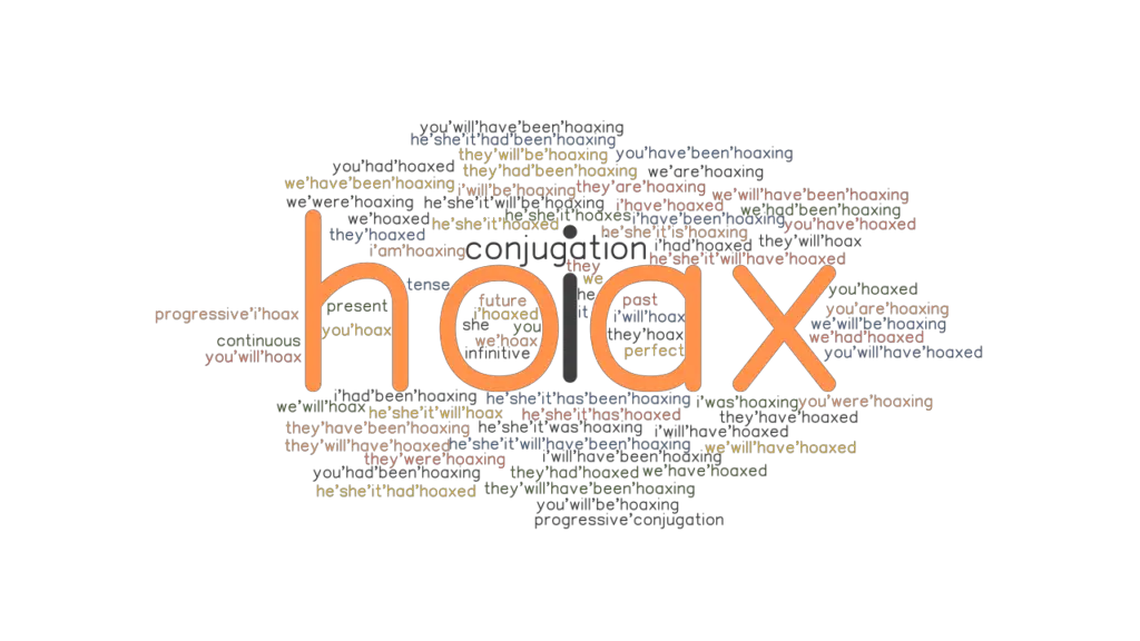 Hoax Past Tense Verb Forms, Conjugate HOAX