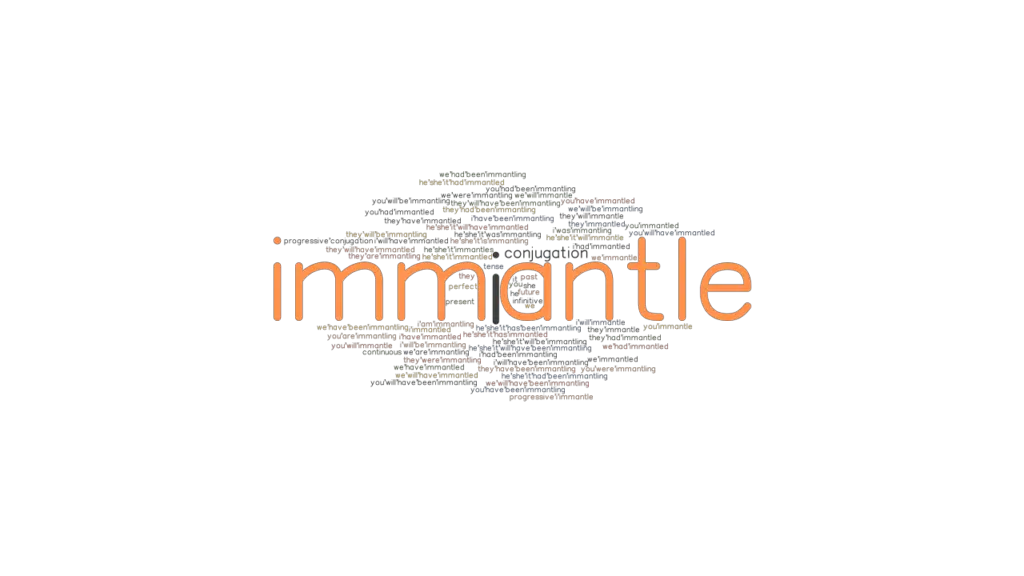 Immantle Past Tense Verb Forms, Conjugate IMMANTLE