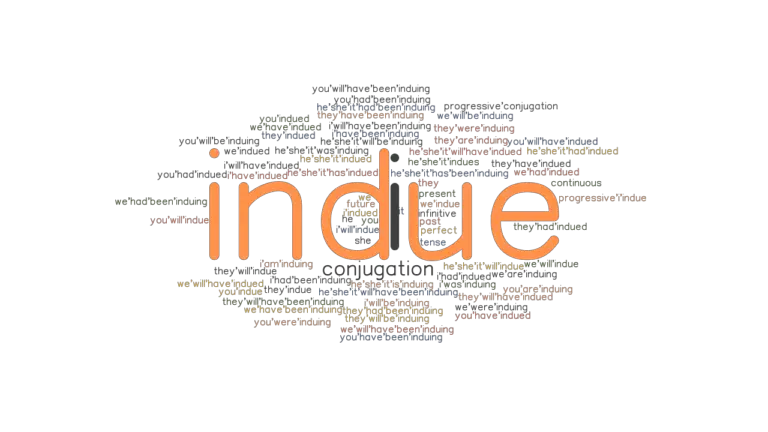 Indue Past Tense: Verb Forms, Conjugate INDUE - GrammarTOP.com