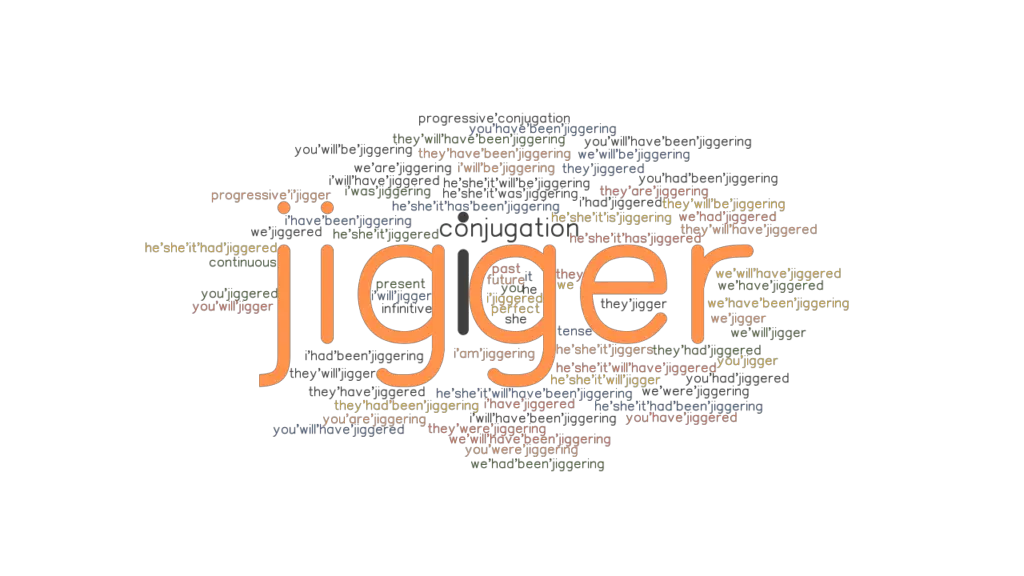 Jigger Past Tense Verb Forms, Conjugate JIGGER