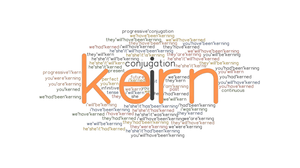 Kern Past Tense: Verb Forms, Conjugate KERN - GrammarTOP.com