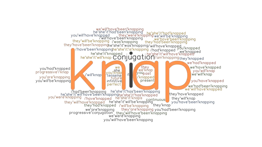 Knap Past Tense Verb Forms, Conjugate KNAP